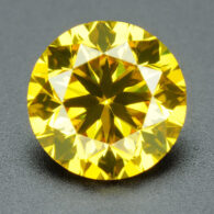 יהלום צהוב - תעודה משקל: 0.073 קרט ניקיון יהלום: SI1-SI2