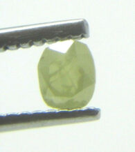 יהלום מלוטש לשיבוץ פנסי צהוב חיתוך רוז קט כרית משקל: 0.25 קרט ניקיון: i3