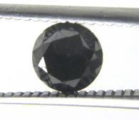 יהלום שחור מלוטש לשיבוץ משקל: 1.16 קרט קוטר: 617 מ"מ