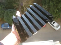 מוט אובסידיאן שחור משקל: כ 90 גרם