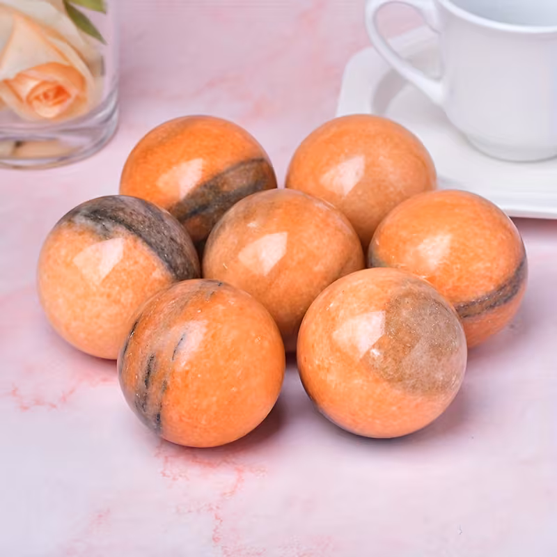 כדור סנסטון על מעמד עץ מסוגנן קוטר: כ 55 ס"מ